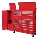Customized Support Heavy Duty Metal Garage Tool Cabinet with Wheels and Locker