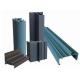 Powder Painted Profile Aluminum Extrusions 6063-T5 / 6060-T5 For Construction