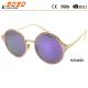 hot  sale style round metal sunglasses ,fashioable design, suitable for women