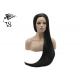 Black Color Synthetic Long Straight Lace Front Wigs For African American Ladies