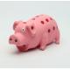 Color size customized durable latex pig toy dog toy chew