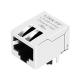 J0011D11NL Rj45 Female Connector 100 Base-T 8p8c Tab Down Industrial RJ45 Ethernet Connector