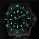 Ceramic Frame Diving 300m Water Resistant Watch Synthetic Sapphire