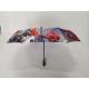 Convenient Auto Open Close Umbrella , Folding Golf Umbrella With Flower Design