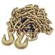 Heavy Load Transportation 8mm Black Zinc Plated G70 Transport Chain with Bent Hook