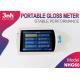 NHG60 Portable Gloss Meter 60 Degree , Aluminum plate Template Gloss Meter With 3.5 Inch Touch Screen