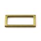 Metal Bronze Rectangle Buckle for Backpacks OEB Color Nickel-free Polished plated 47mm