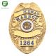 Gold Plating HPD Zinc Alloy 3d police badge with gold plating