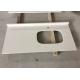 Marble Looking Quartz Stone Engineered Vanity Tops Bathroom Use Color Consistency