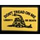 Don'T Tread On Me Rubber PVC Patch Self Adhesive Pantone Color