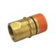 1-1/4 Thread Locked Brass Hydraulic Quick Connect Fittings