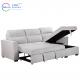 Minimalist Living Room Bedroom Light Gray Modular Folding Pullout Sofa Bed With Storage Spare