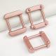 20mm Coffee Pink Zinc Alloy Metal Buckle for Handbags Mould Ready Customized Design