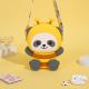 Cartoon Bee Silicone Coin Bag  Makeup Bag Crossbody Shoulder Bag Handbag For Kids Pencil Pouch Case School Supplies
