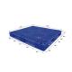 Hygienic HDPE Plastic Pallet 1190x1150 Blue 4000Kg Static For Warehouse