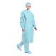 Prevent Liquid Penetration Knitted Cuff 15gram Non Woven Disposable Gown