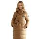 FODARLLOY Wholesale ladies warm hooded cotton-padded clothes slim long down winter jackets women coats