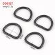 No Welded 19mm D Rings Bag Hardware Backpack D Ring Straps Iron Metal D Ring for Pet