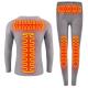 Men'S Wireless Remote Control Electric Heated Base Layer Long Sleeve T Shirts