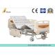 Luxury ABS Guardrail Adjustable Medical Hospital Bed Equipment Double Cranks (ALS-M253)