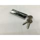 100mm(50*50) Double Zinc Cylinder with 3 iron normal keys Surface finish CP