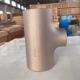 Alloy Steel Pipe Fittings Equal Tee 3  2.5MM EEMUA 146/1 ASTM B466 UNS C70600  TEE