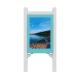 outdoor LCD display landscape digital signage touch screen double side advertising equipment high brightness