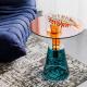 Minimalism Living Room Tempered Glass Top Coffee Table Mini Light Luxury