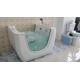 Fiberglass Acrylic Baby Spa Bathtub Rectangle 350L For Spa Center