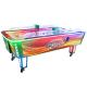 Child Amusement Game Machines Coin Operated L Size Curved Air Hockey Table
