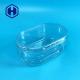 Oval Plastic PET Packaging Box For Wedding Birthday Cake Candy 440ml