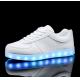 DIY Rechargeable LED Light Up Sneakers Photo Showing Message Displaying