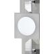 bath wall mounted square lighted makeup mirror