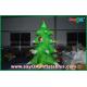 Green Nylon Inflatable Christmas Tree LED Lighting 2.5mm Nylon For Christmas