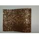 Home Decoration Gold Glitter Fabric , Thick Glitter Fabric For Dresses
