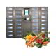 Intelligent Food Vegetable Vending Locker Machine 24 Hour Self Service