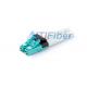 Blue Green Multimode Duplex LC Optic Fiber Cable Connectors for FTTX Network