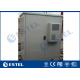 Galvanized Steel Outdoor Communication Cabinets Floor Mounting PEF Heat Insulation