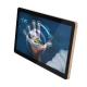 Wide Capacitive Multi Touch Panel PC Waterproof dual Core 1600x900 Resolution