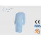 Blue SMS Disposable Lab Coats , Various Size Disposable Medical Clothing
