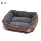Wholesale Customize Soft Comfortable Breathable Dog Sofa Bed Dog Nest Large Accessories Rectangle Pet Bed For Dog Cat