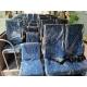 CCC Fabric Folding Bus Passenger Seat For Toyota Coaster