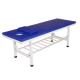 Blue 32in Clinic Examination Room Bed Aluminum Alloy Manual Power
