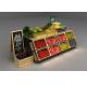 K D Wooden Shop Display Shelving Fruit And Vegetable Display Stand