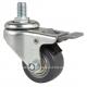 Edl Mini 1.5 inch 40kg Threaded Brake Caster 26415-76 featuring Smooth Ball Bearing