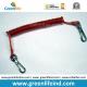 Red Safety Wire Spring Coil Attaching Valuable Merchandises
