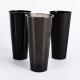 Transparent Black PP Plastic Cups 12oz 16oz 24oz Drinking Cup For Juice