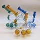 10 Smoking Milk Yellow Tobacco Glass Bongs Stock Supply