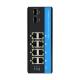 Gigabit 8 Port Poe Switch Unmanaged Poe Switch 6 X Gigabit PoE+ Ports 2 X 1.25G SFP Fiber Ports 240W For Outdoor Use