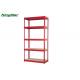 Red Color 5tier layers  Boltless  heavy duty boltless Storage Shelf Racking Shelves shelving GS TUV ITS